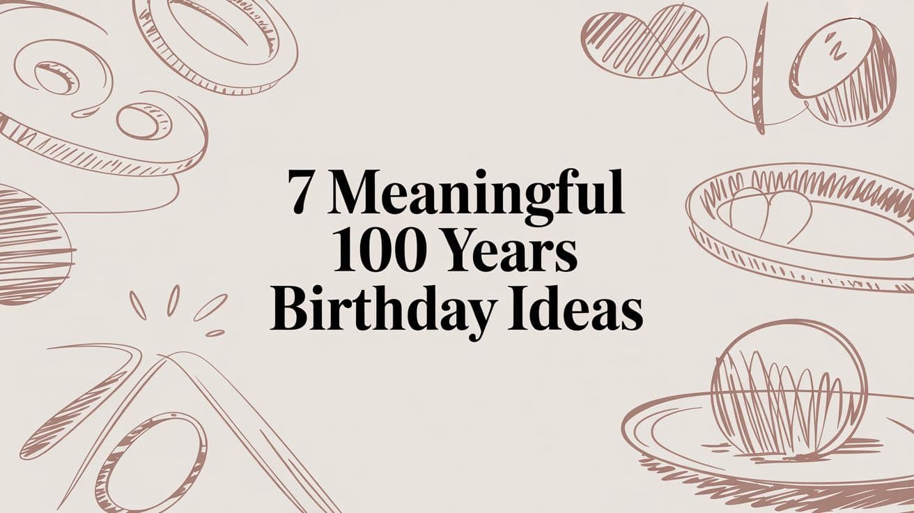 7 Meaningful 100 Years Birthday Ideas