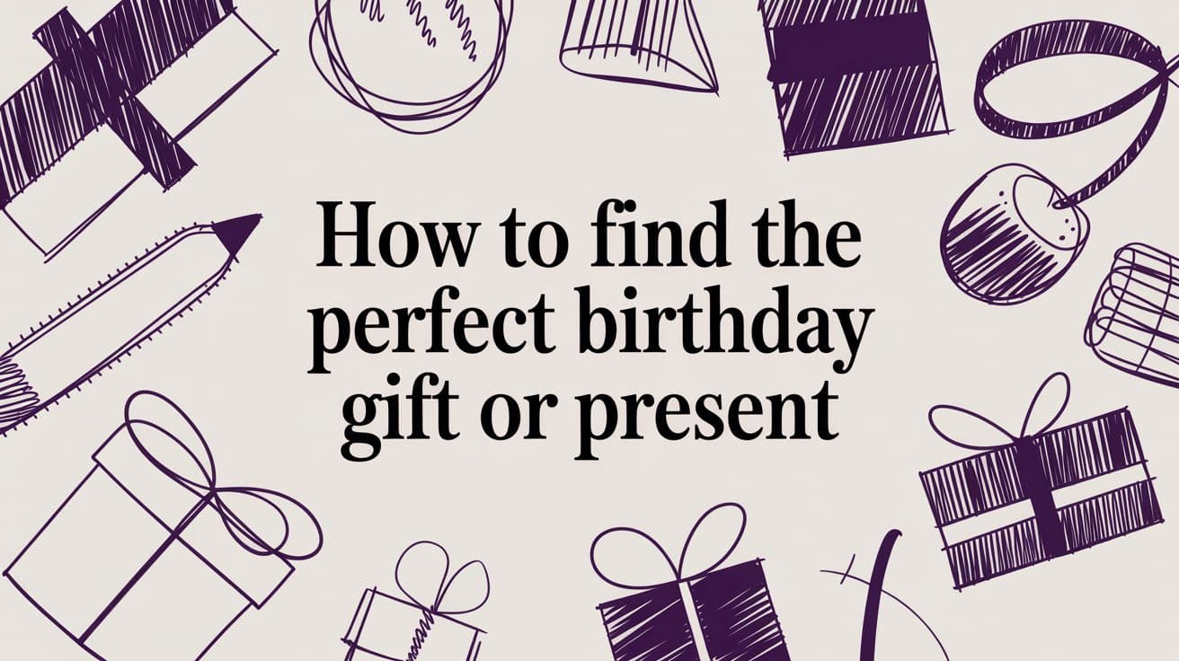 How to Find the Perfect Birthday Gift or Present