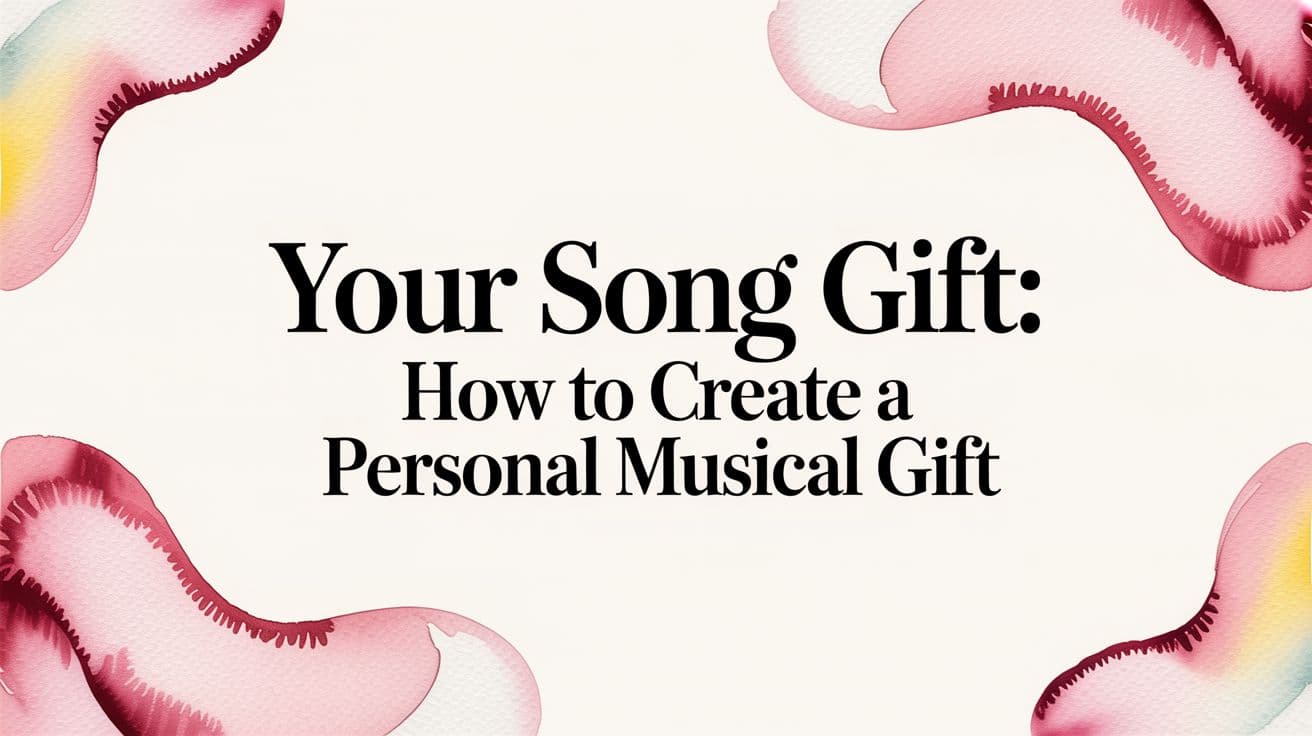Your Song Gift: How to Create a Personal Musical Gift