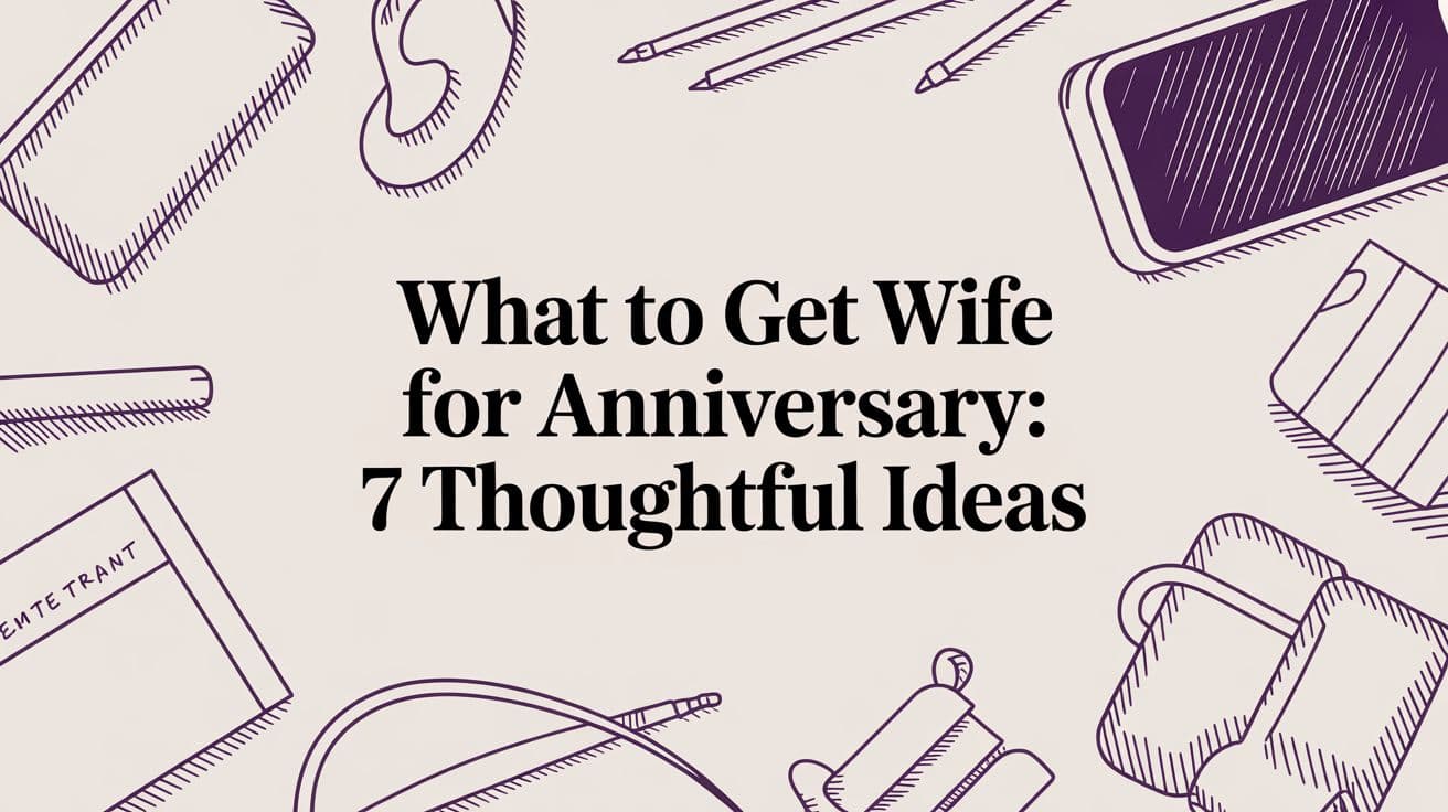 What to Get Wife for Anniversary: 7 Thoughtful Ideas