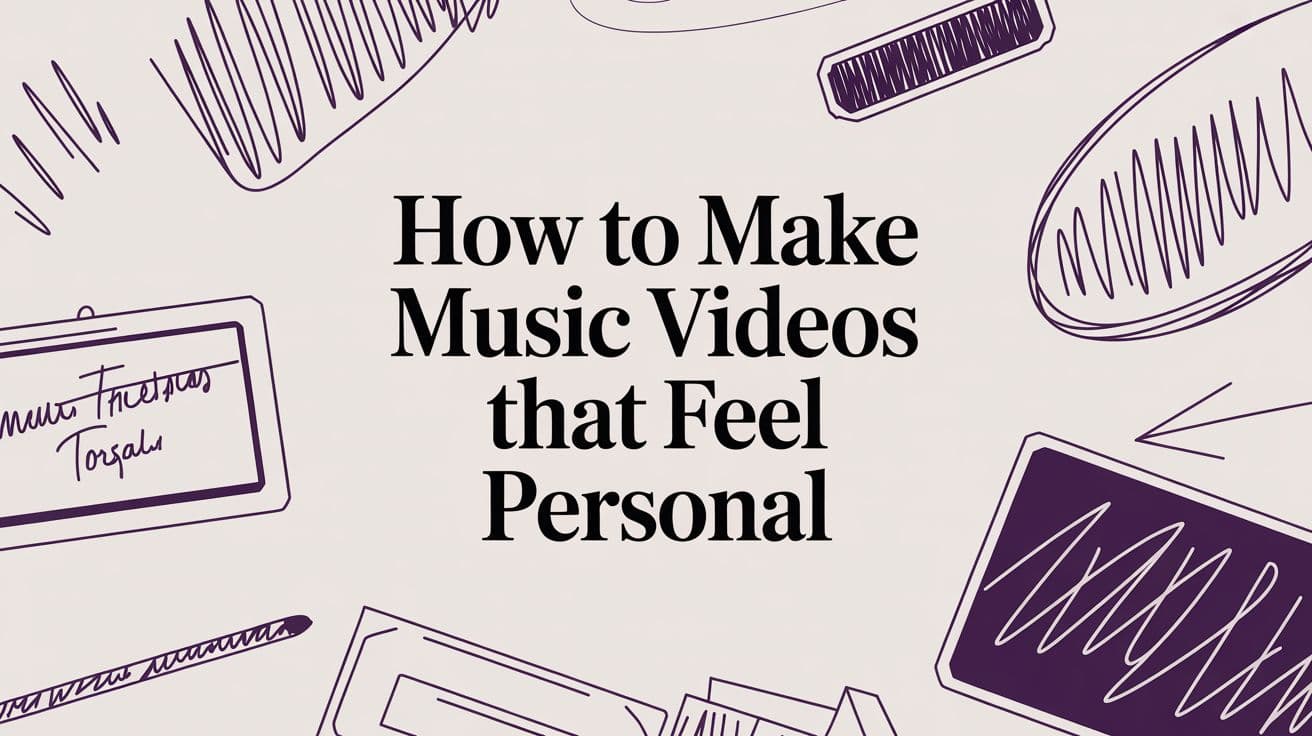 How to Make Music Videos That Feel Personal