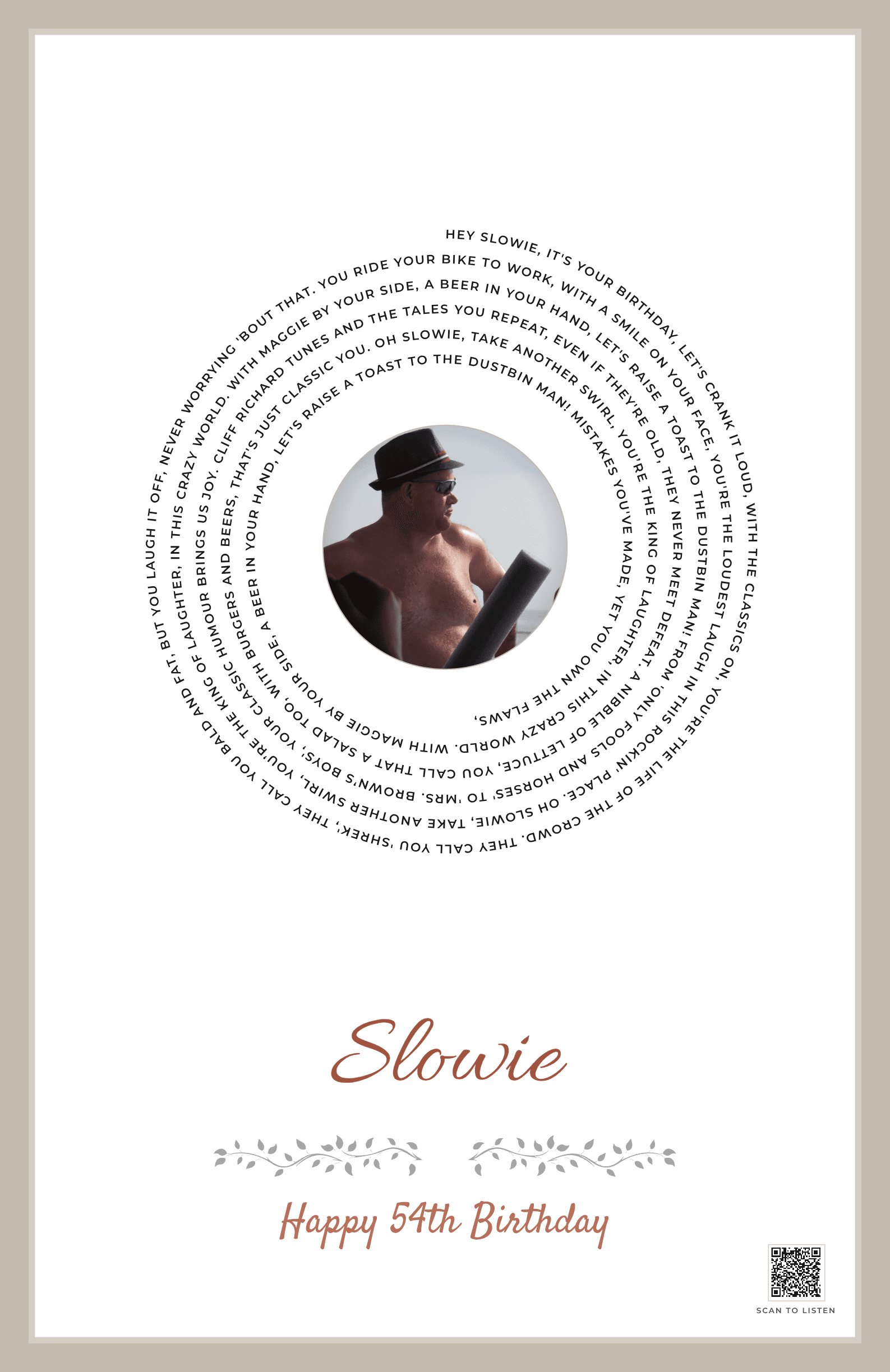 Slowie's Rock 'n' Roll Birthday